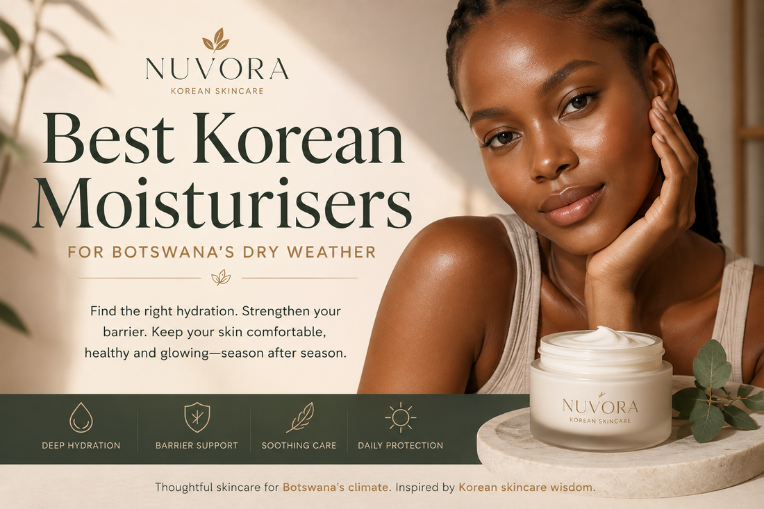 Best Korean moisturisers for Botswana’s dry weather with hydrated skin and barrier-supporting skincare