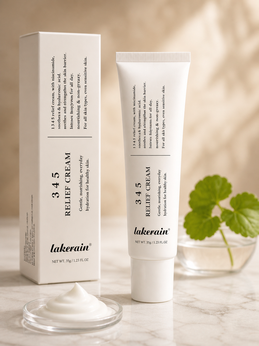 Premium daily hydration cream with niacinamide and hyaluronic acid in elegant studio setting on marble background for glowing healthy skin
